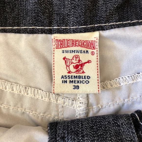 True Religion Men’s Swimwear Size 38 New With Tags - Picture 6 of 7